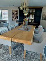 Prachtige boomstamtafel, Huis en Inrichting, Tafels | Eettafels, Ophalen, Zo goed als nieuw