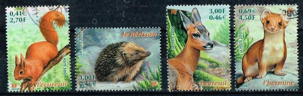 Timbres-poste de France - K 5669 - animaux de la forêt, Envoi, Affranchi