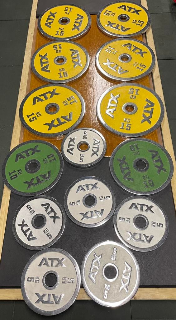 ATX olympische gewichten, Sports & Fitness, Équipement de fitness, Enlèvement, Comme neuf