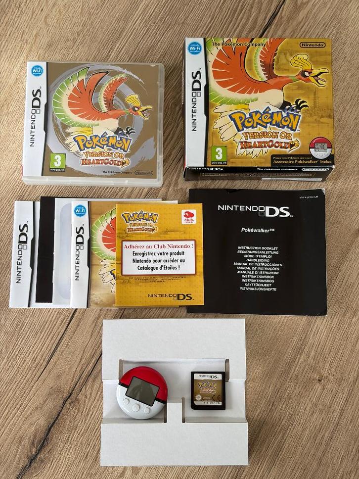 Coffret Pokemon Heartgold + Pokewalker CIB FR, Consoles de jeu & Jeux vidéo, Jeux | Nintendo DS, Comme neuf, Aventure et Action