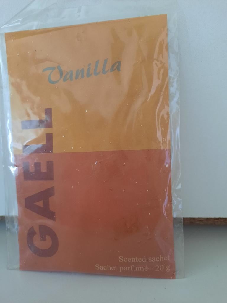 nieuw geparfumeerd zakje 20 gr gaell vanilla, Maison & Meubles, Accessoires pour la Maison | Fleurs séchées, Enlèvement ou Envoi