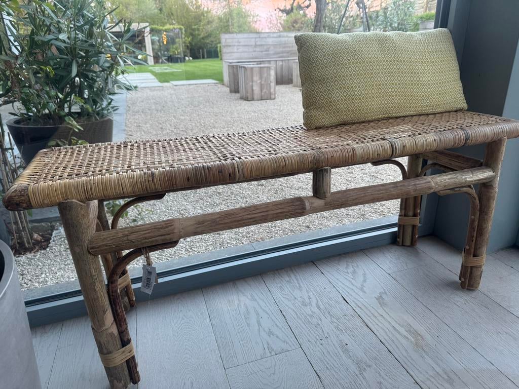 Nouveau banc en bambou, Jardin & Terrasse, Enlèvement, Neuf