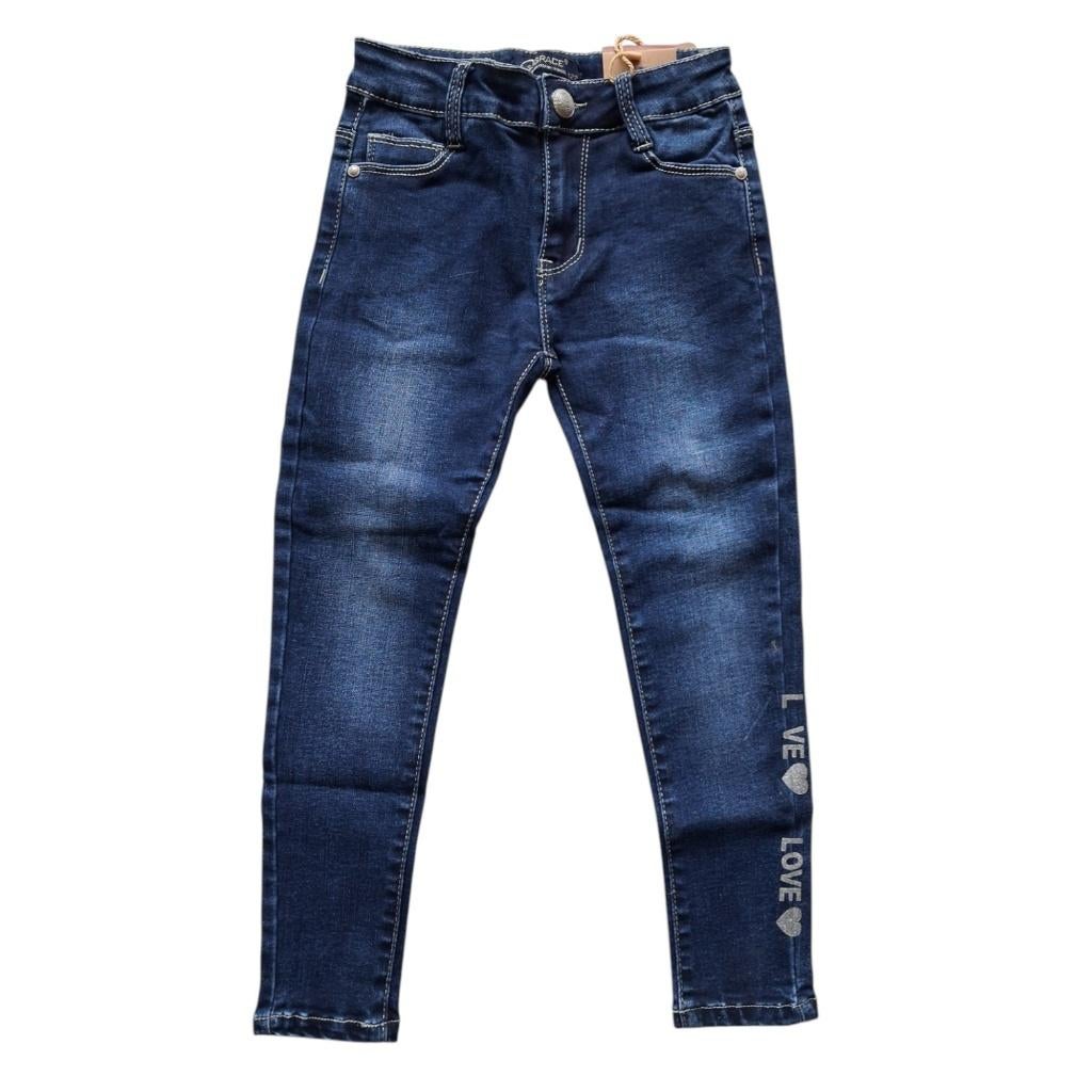 GRACE bleu jean bleu 122 (manque 1 lettre) - Nouveau, Enfants & Bébés, Vêtements enfant | Taille 122, Envoi, Neuf, Fille, Pantalon