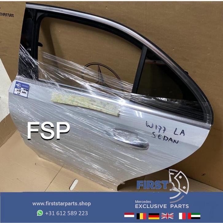 W177 DEUR COMPLEET PORTIER WIT LINKS ACHTER Mercedes A Klass, Auto-onderdelen, Carrosserie, Deur, Mercedes-Benz, Achter, Links