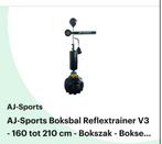 Boksbal reflextrainer 160 cm tot 210 cm, Sports & Fitness, Boxe, Enlèvement, Comme neuf, Punching-ball