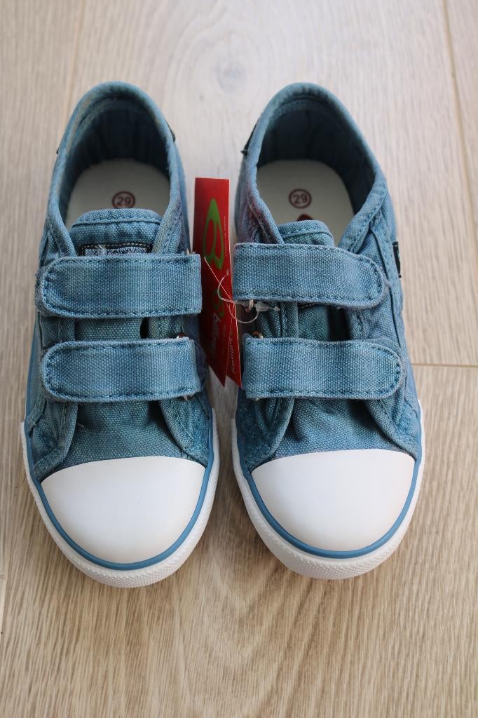 Sneakers jeansblauw met velcro maat 29 (Billowy), Enfants & Bébés, Vêtements enfant | Chaussures & Chaussettes, Neuf, Garçon ou Fille