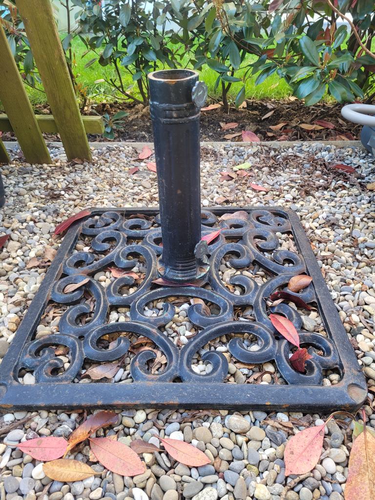 parasolvoet, Tuin en Terras, Ophalen, Gebruikt, Minder dan 1 meter, Parasolvoet