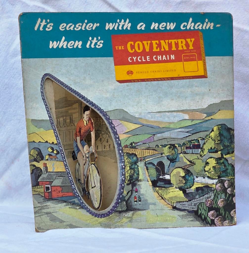 Voiture vintage publicitaire pour vélo Coventry, Enlèvement ou Envoi