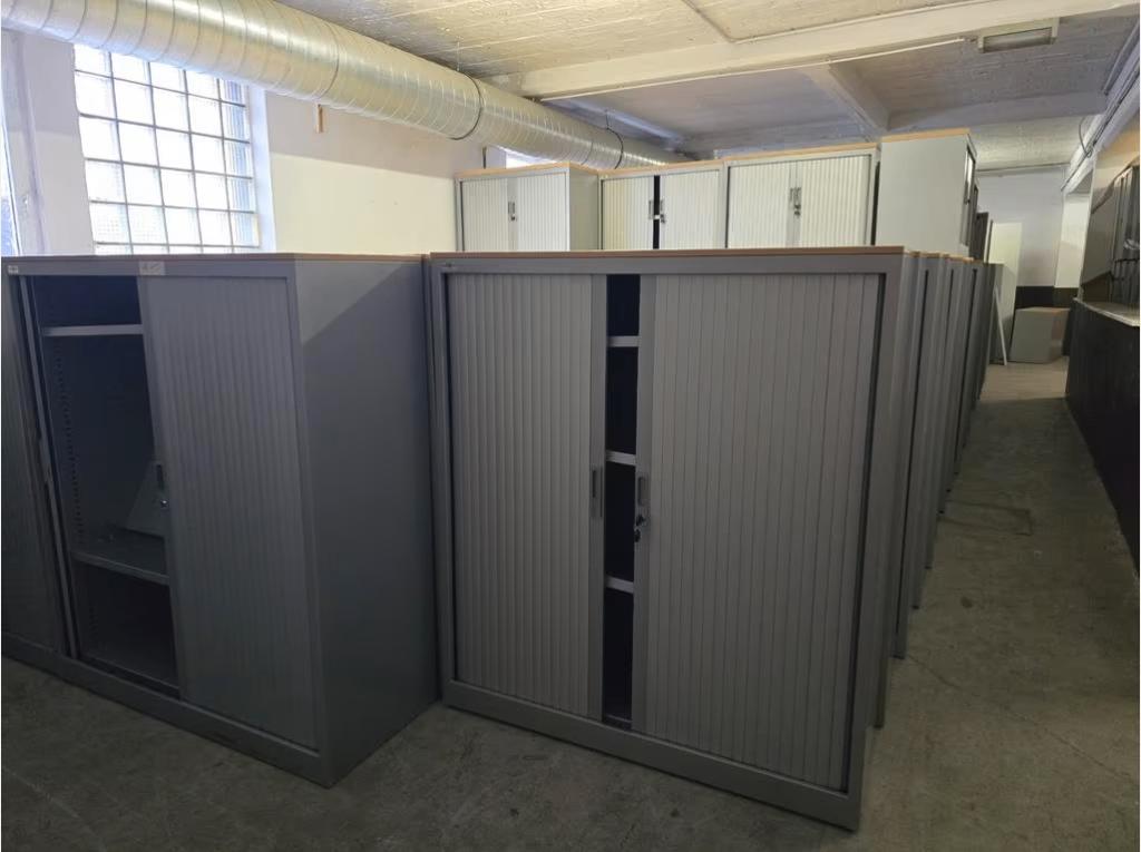 PROMO armoire métallique porte coulissante + étagère., Maison & Meubles, Enlèvement ou Envoi, Comme neuf