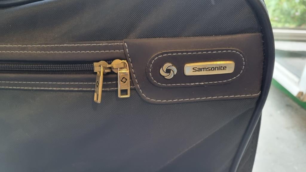 Samsonite reistas groot op wielen met trekriem, 20 tot 30 cm, Blauw, Zo goed als nieuw, 60 tot 80 cm