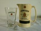 Vintage waterkan van Jameson’ whiskey met glas., Ophalen of Verzenden