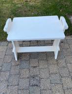 Table d’appoint / desserte en bois peint, 55 à 75 cm, 45 à 60 cm, Enlèvement, Utilisé