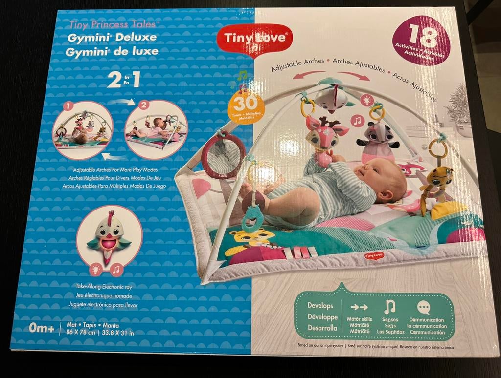 Tiny Princess Tales Gymini Deluxe Activity Mat - Nieuw!, Ophalen of Verzenden, Zo goed als nieuw