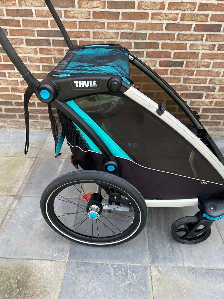Thule Chariot Lite 2, Vélos & Vélomoteurs, Accessoires vélo | Remorques, Enlèvement, Utilisé, Suspension, Remorque pour enfant