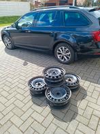 Vw Audi Skoda Seat  16inch velgen breedset 5x112, Auto-onderdelen, Banden en Velgen, Ophalen