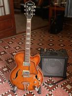 Ibanez semi‑hollow gitaar + Roland versterker, Ibanez, Hollow body, Avec ampli, Enlèvement