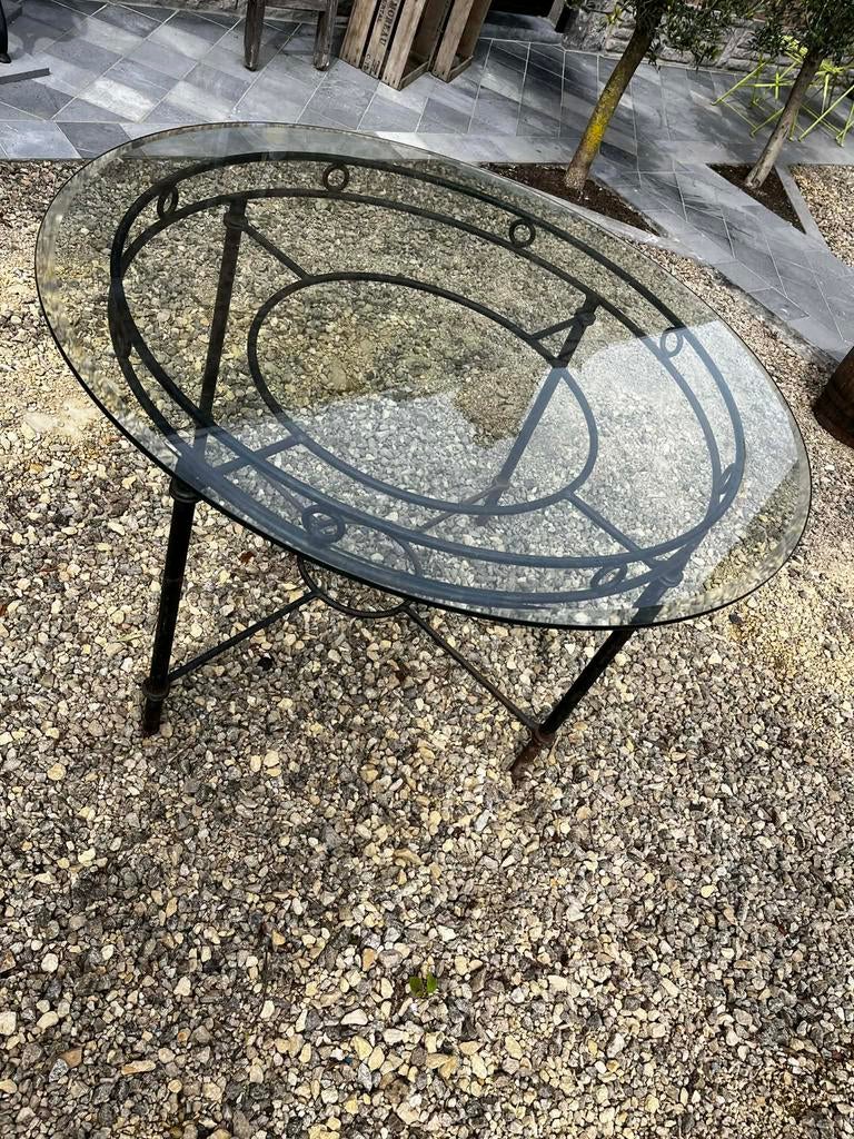 Table fer forgé / verre, Enlèvement