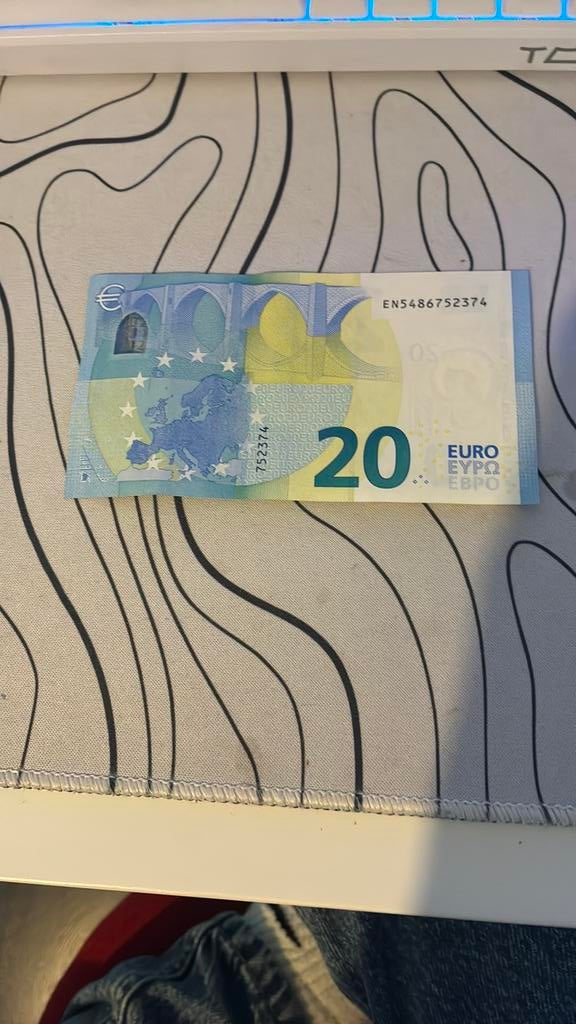 20 euro briefje, Collections, Cartes de téléphone, Enlèvement ou Envoi