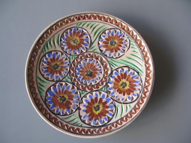 Assiette décorative artisanale, Enlèvement ou Envoi