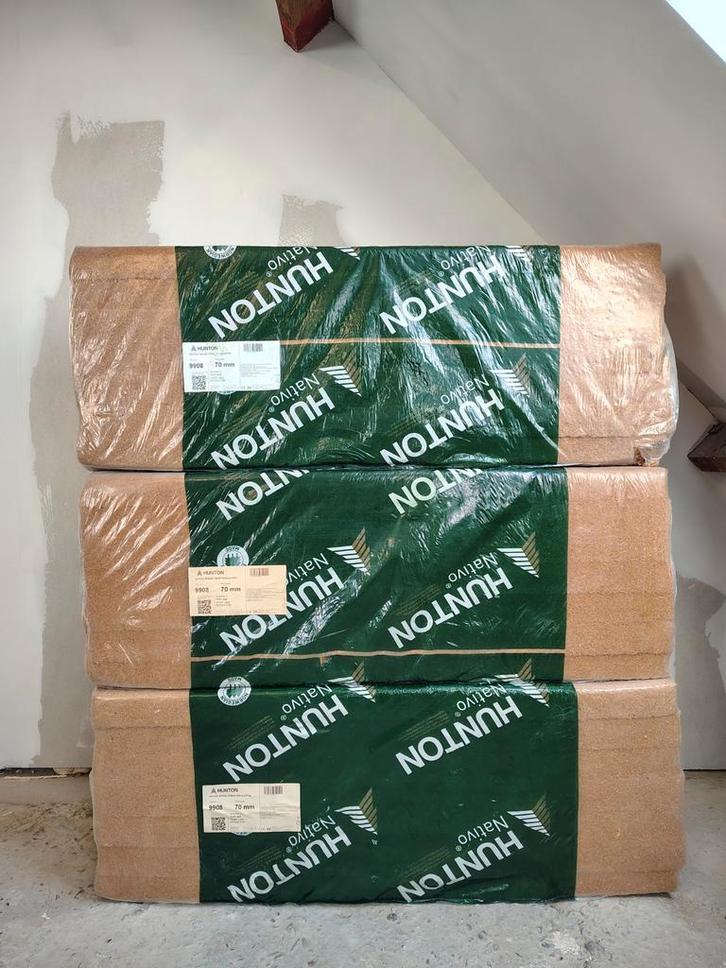 Houtwol isolatieplaat 70mm, Doe-het-zelf en Bouw, Isolatie en Afdichting, Ophalen