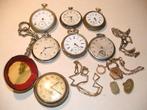 Lot de montre gousset, Enlèvement ou Envoi, Montre de poche, Avec chaîne, Inconnu