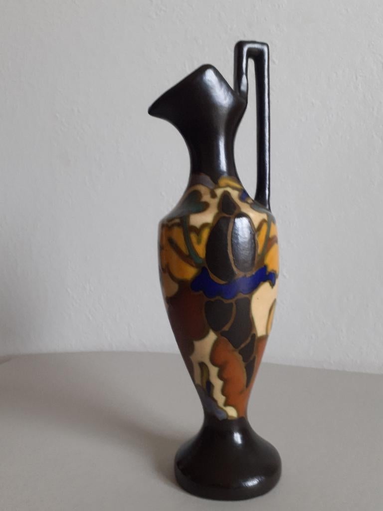 Joli pichet en poterie belge, Antiquités & Art, Enlèvement