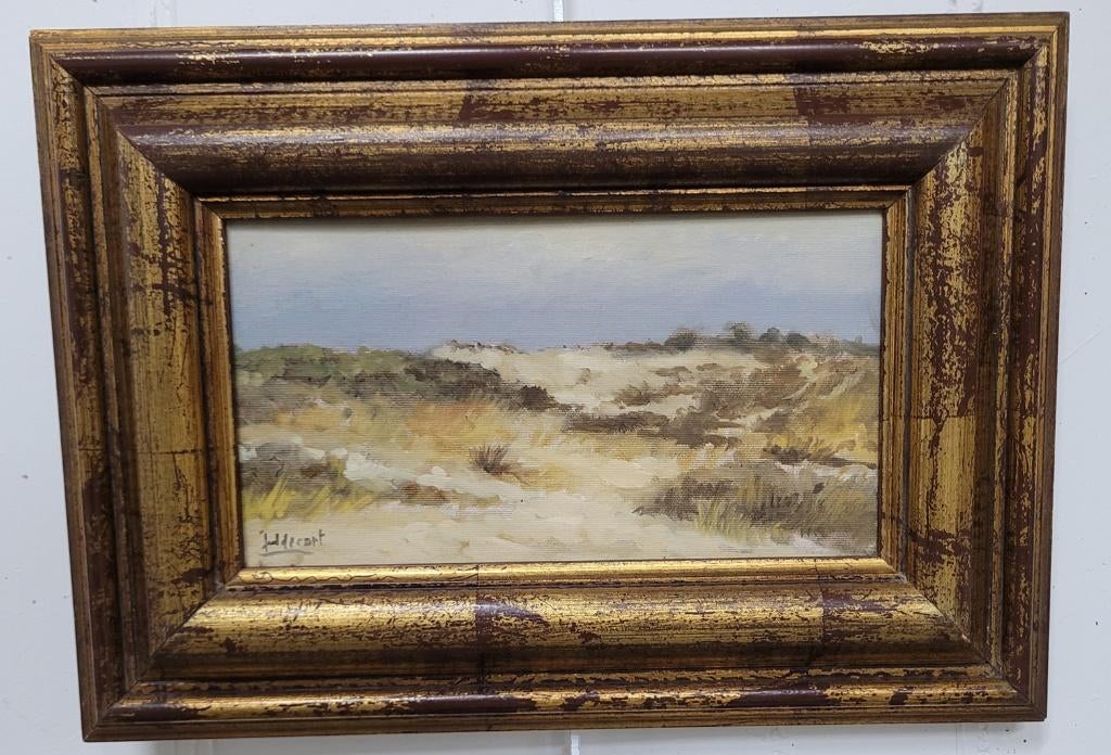 Juul DE CORT, duinenlandschap, Antiek en Kunst, Kunst | Schilderijen | Klassiek, Ophalen of Verzenden