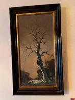 Schilderij boom met kapelletje, Ophalen