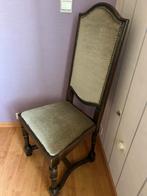 6 stoelen en 2 stoelen met leuning, Huis en Inrichting, Stoelen, Ophalen, Gebruikt, Stof, Klassiek