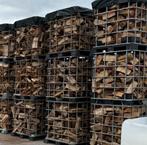 Halfdroog Brandhout ( eik, haagbeuk, beuk & es), Tuin en Terras, 3 tot 6 m³, Ophalen, Eikenhout, Blokken