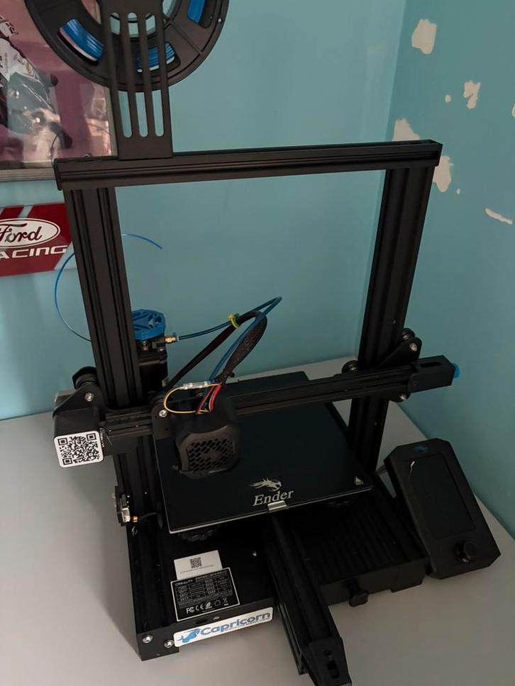 Ender 3v2 3D printer, Informatique & Logiciels, 3D Imprimantes, Comme neuf, Enlèvement