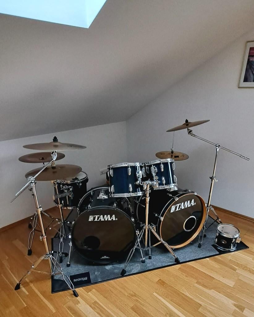 Tama Drumset / Zildjian/Sabian Cymbals, Musique & Instruments, Enlèvement, Utilisé, Tama