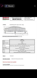 Portail gedimat neuf., Enlèvement