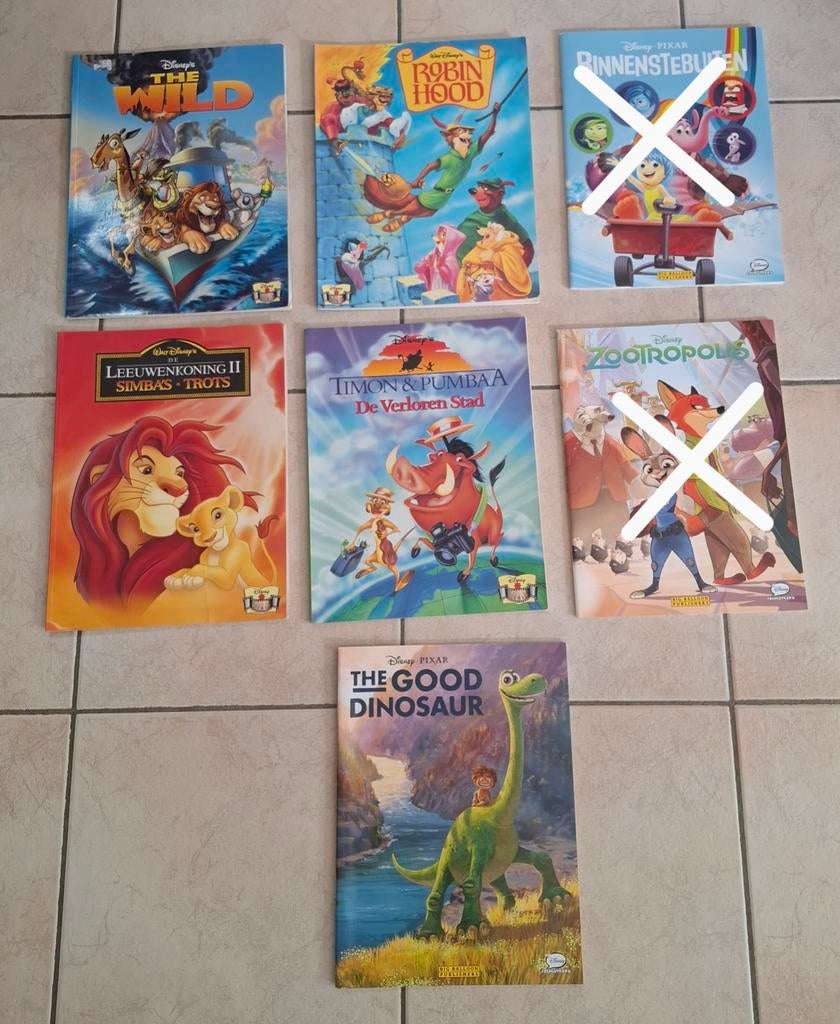 5 Disney/Pixar strips, Boeken, Meerdere stripboeken, Ophalen of Verzenden, Zo goed als nieuw