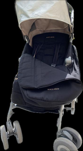 Buggy Maclaren opvouwbaar - zwart, Kinderen en Baby's, Buggy's, Gebruikt, Maclaren, Ophalen