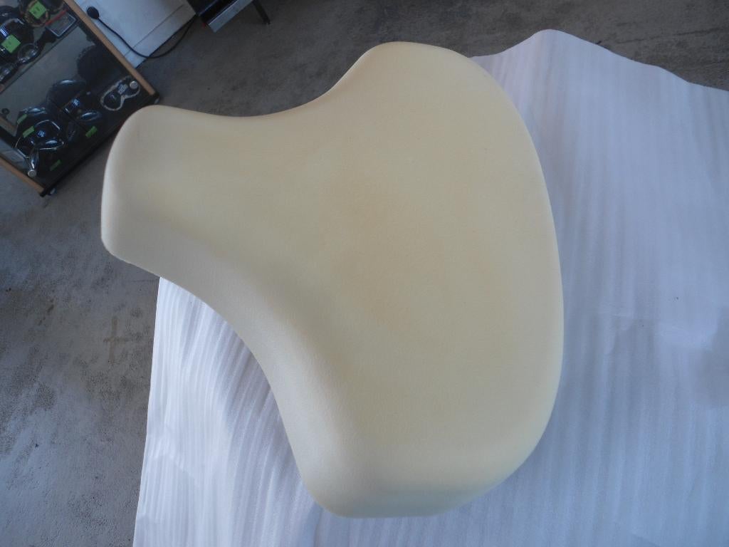 Honda Camino : nouvelle réplique de siège blanche, = jaune, Enlèvement, Neuf, Selle, Honda Camino