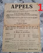 Affiches belge WW1 de Namur achat à la pièce, port compris, Verzamelen, Militaria | Algemeen, Ophalen of Verzenden