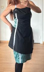 Skunkfunk kleed maat 3 zwart blauw satijn, Ophalen of Verzenden, Zo goed als nieuw, Zwart, Cocktailjurk