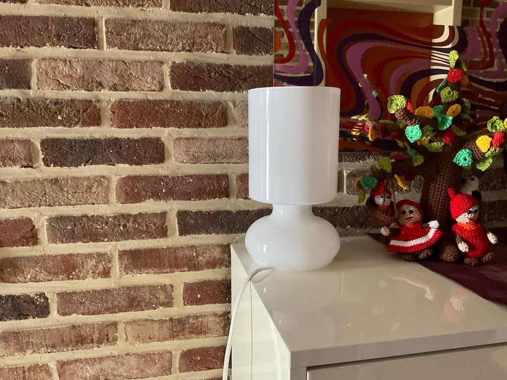 Vintage Ikea Lykta lampje, Ophalen of Verzenden, Gebruikt, Glas, Minder dan 50 cm