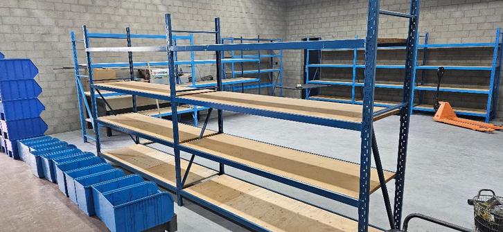 Rayonnage d’entrepôt robuste 416 x 65 x 200, Articles professionnels, Aménagement de Bureau & Magasin | Entrepôt, Rayonnage & Stockage