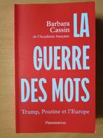 La guerre des mots, Trump, Poutine et l'Europe - B.C. 2025, Politique, Barbara Cassin, Comme neuf, Envoi