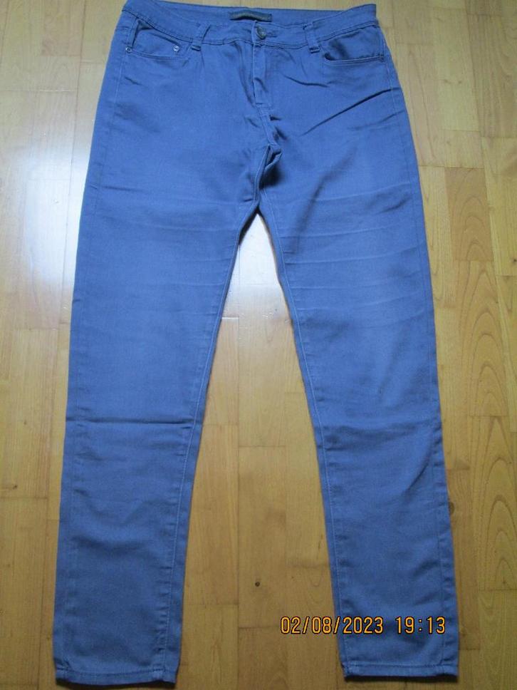 Pantalon bleu reflets mauve « Dolce & Rosa Collection » T 42, Vêtements | Femmes, Culottes & Pantalons, Comme neuf, Taille 42/44 (L)