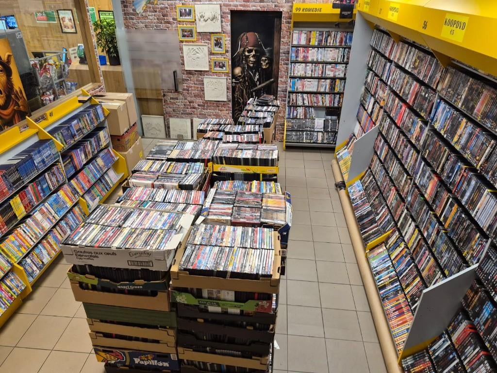 Duizenden dvd's te koop - lot / pakket, Ophalen, Zo goed als nieuw