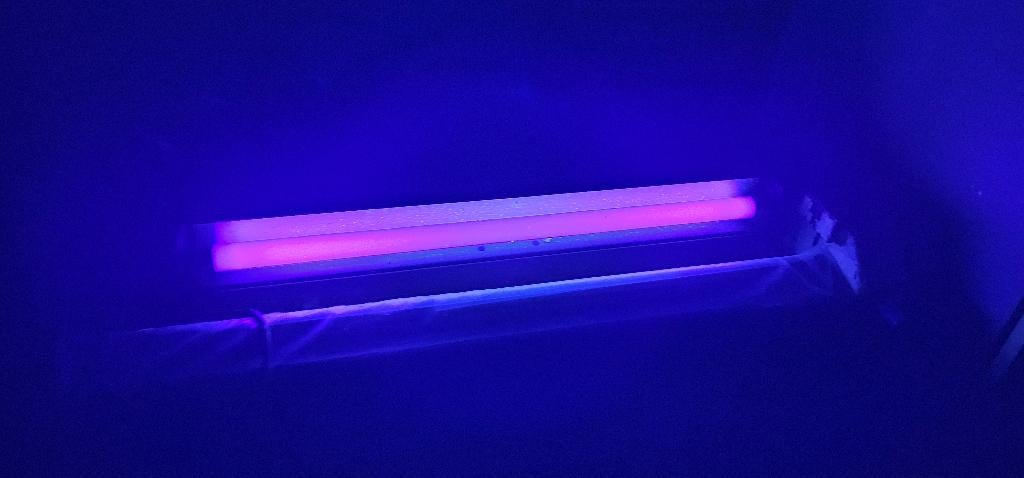 Black light lamp, Ophalen, Gebruikt, Party lamp, Vloerspot of Grondspot