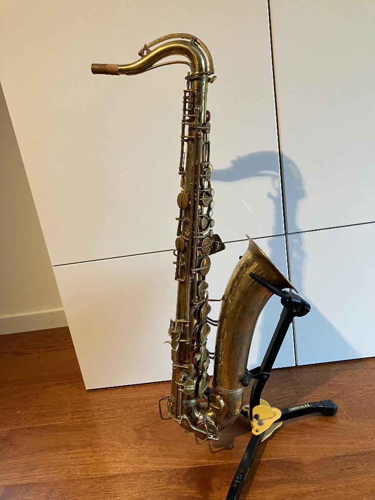 Conn 10M 1941-42, Muziek en Instrumenten, Blaasinstrumenten | Saxofoons, Ophalen, Tenor, Met koffer