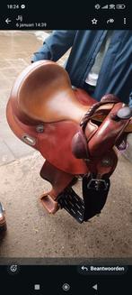 Zadel white Star Qh 16inch, Dieren en Toebehoren, Ophalen