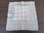 8 stoffen servetten blauw wit, Ophalen of Verzenden, Blauw