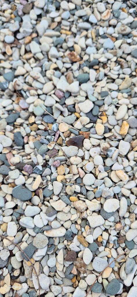 Grind, Jardin & Terrasse, Gravier, Rochers & Caillasse, Comme neuf, Gravier, Gris, Autres matériaux, Enlèvement