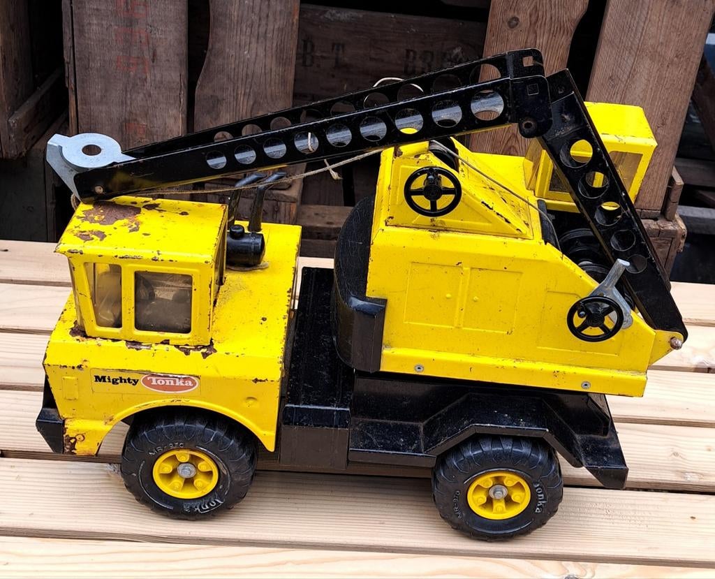 Kraan hijskraan tonka hijskraan decoratie, Antiek en Kunst, Verzenden