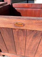 Massieve teaken plantenbakken Regent – 2 – bloembakken tuin, Regent, Carré, 30 à 60 cm, Enlèvement